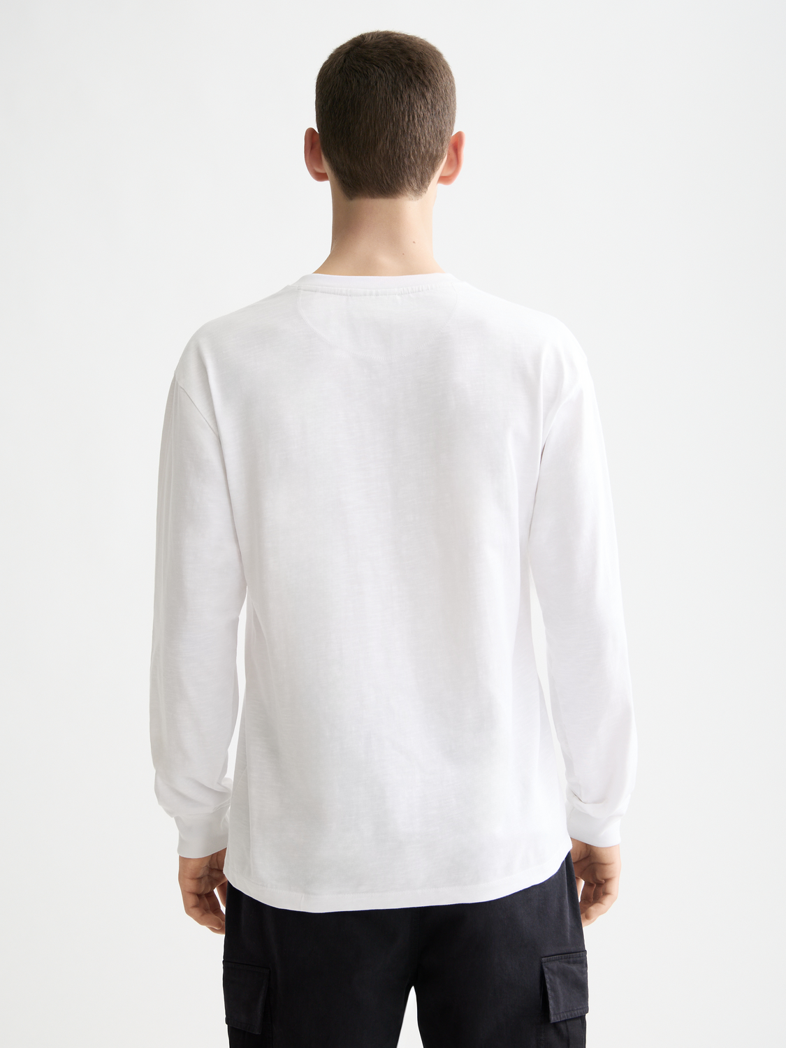 Slub Henley Long Sleeve