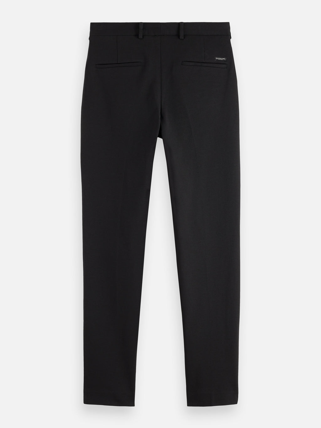 Mott tailored knitted yarn dyed chino - BLACK