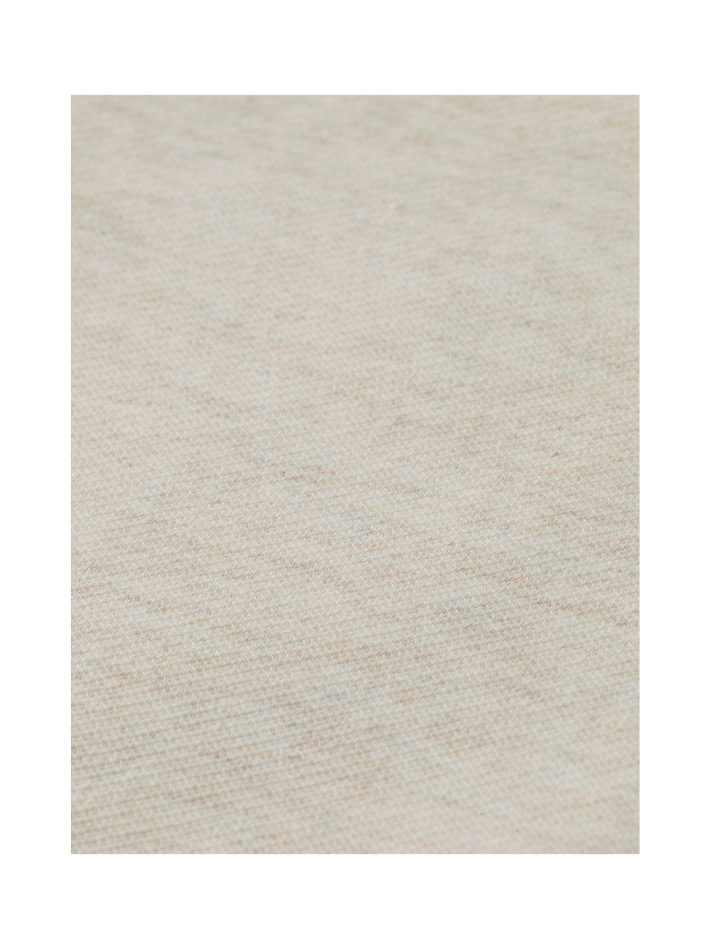 Mott tailored knitted yarn dyed chino - OFF WHITE MELANGE