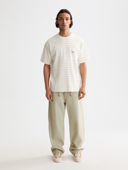 horizonal textured t-shirt