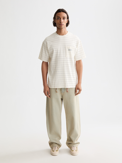 horizonal textured t-shirt