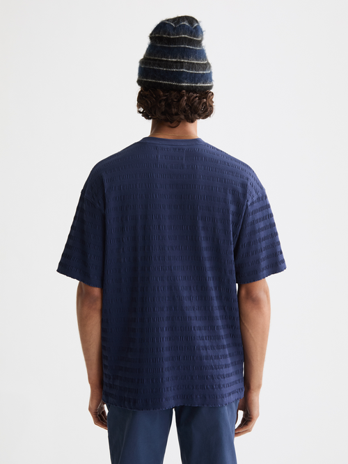 horizonal textured t-shirt
