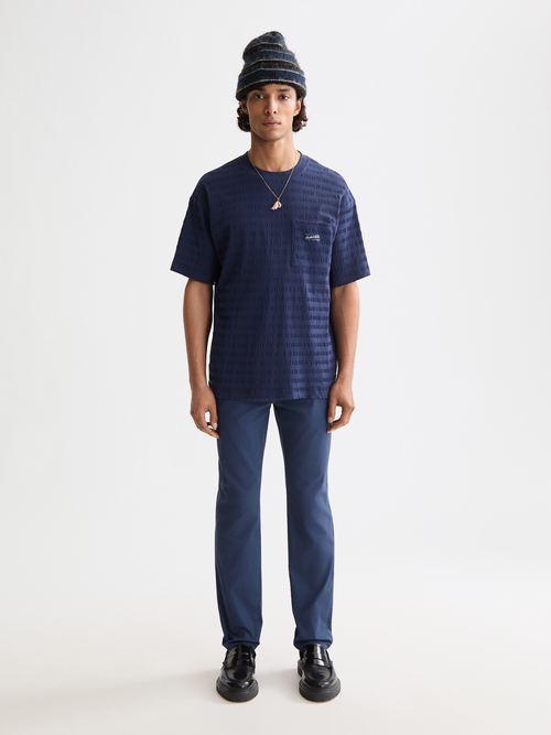 horizonal textured t-shirt