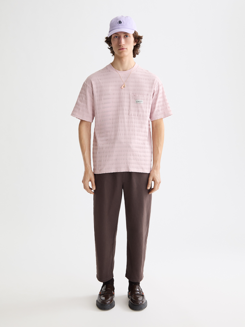horizonal textured t-shirt