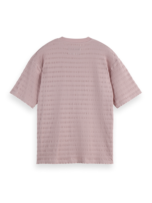 horizonal textured t-shirt
