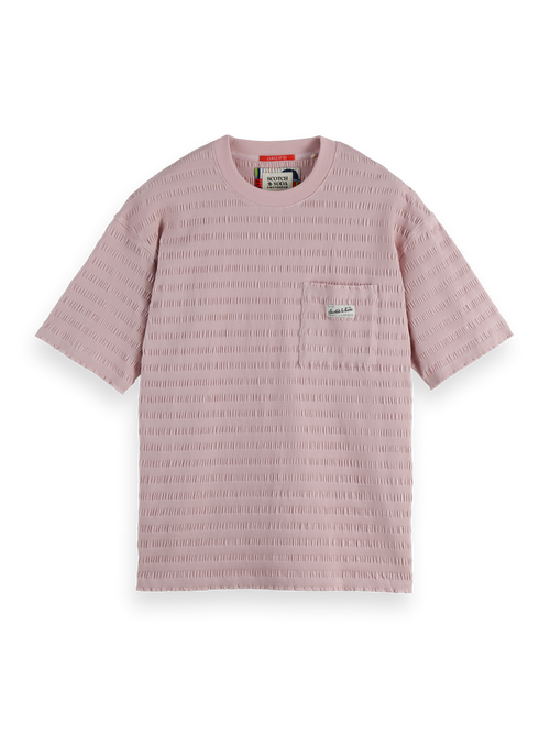 horizonal textured t-shirt