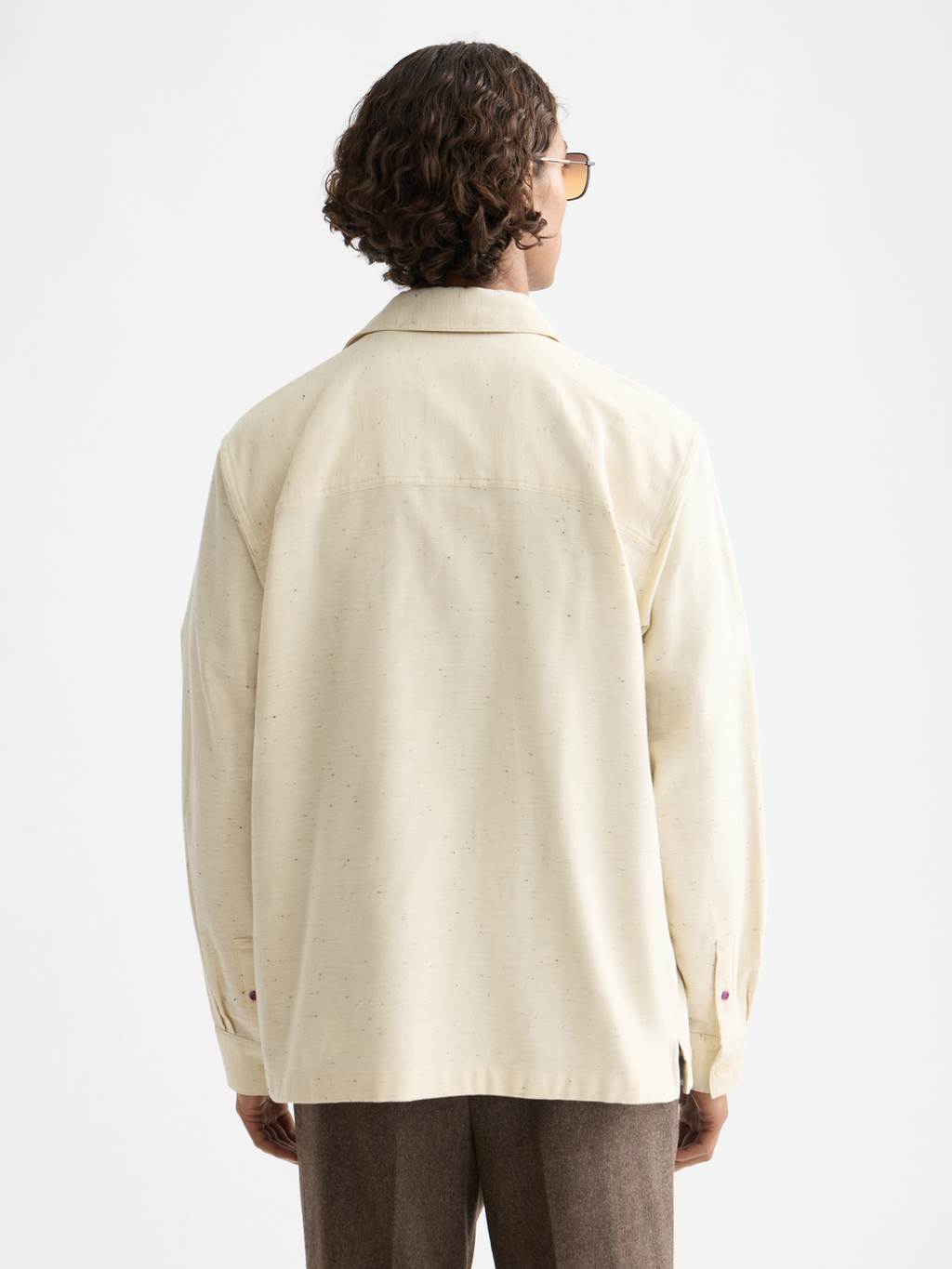 Melange relaxed shirt