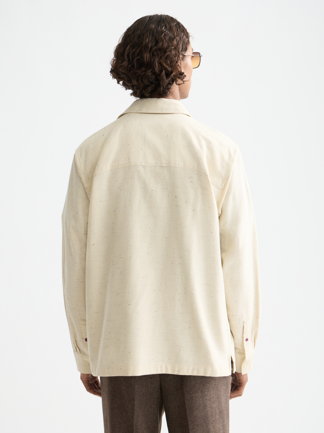 Melange relaxed shirt