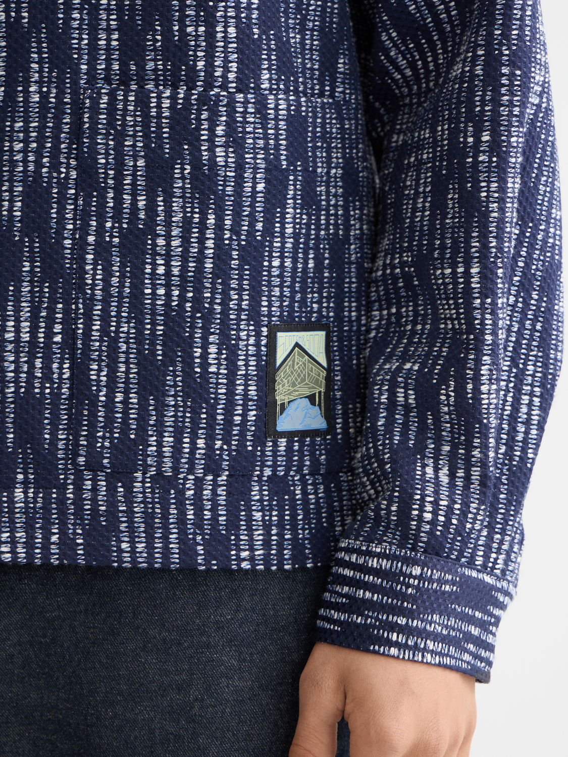 Jacquard overshirt