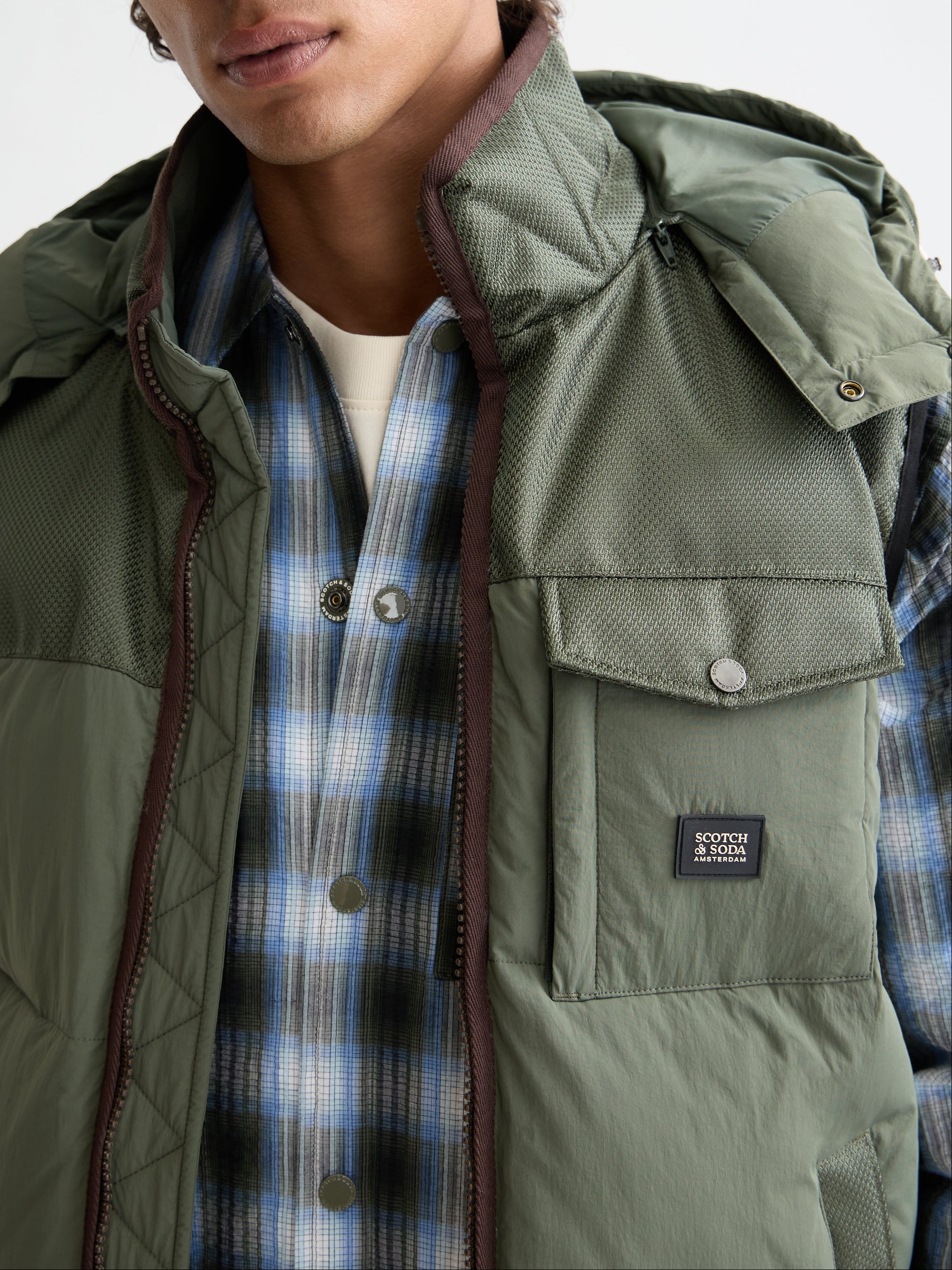 Hooded puffer vest – Scotch & Soda Amsterdam