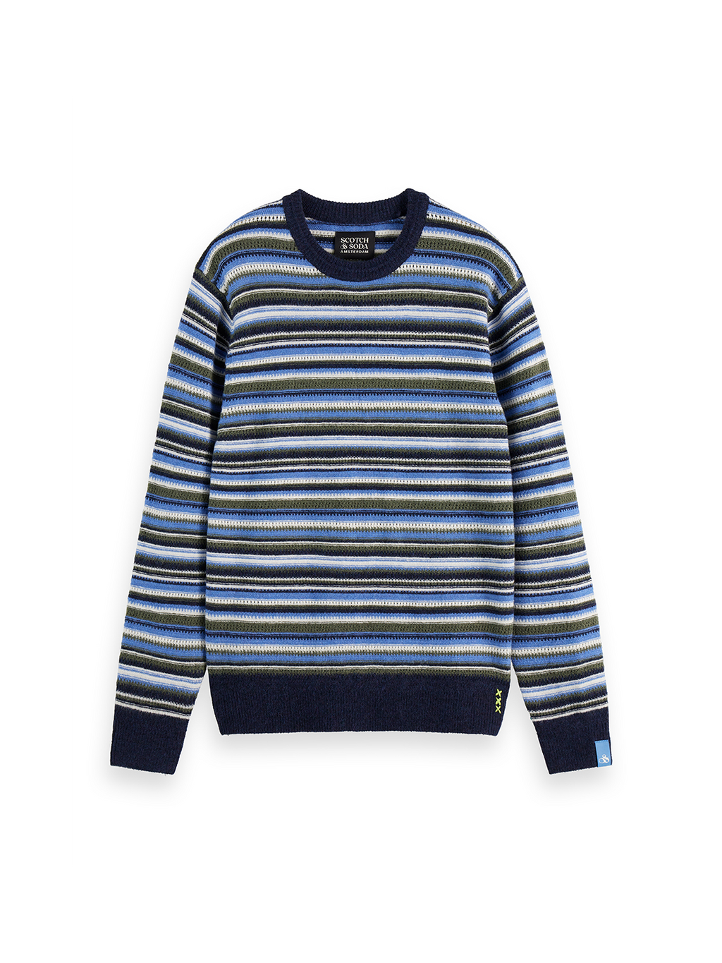 striped pullover knit