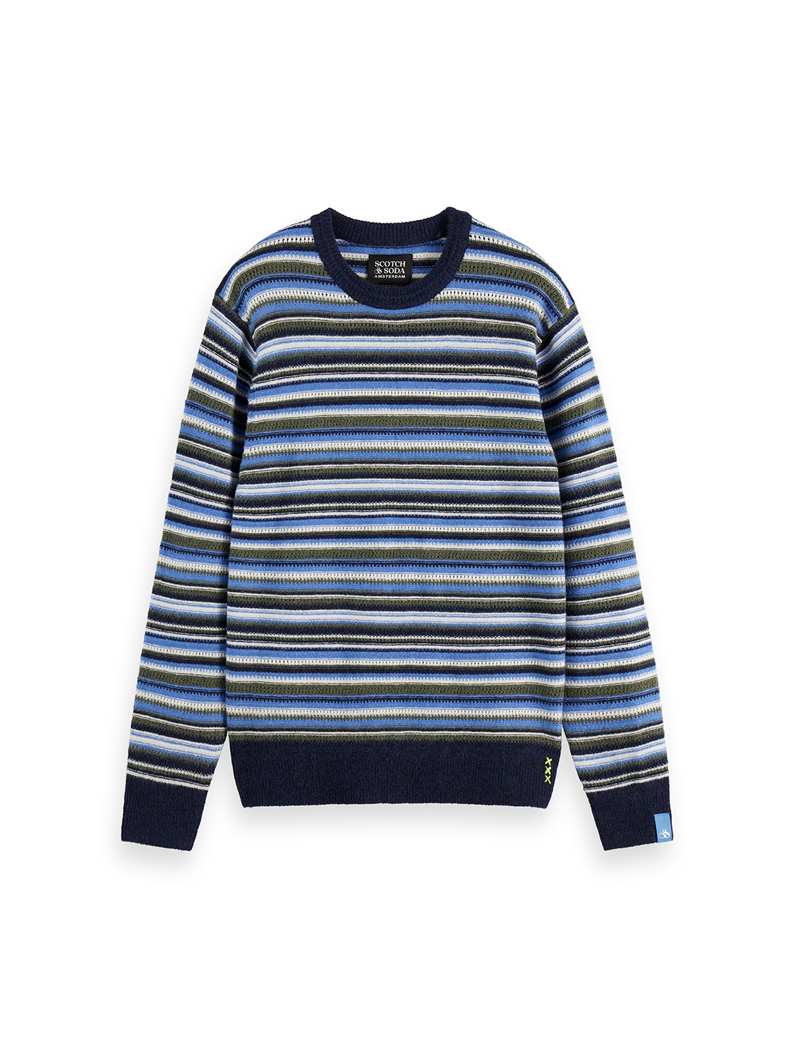 striped pullover knit