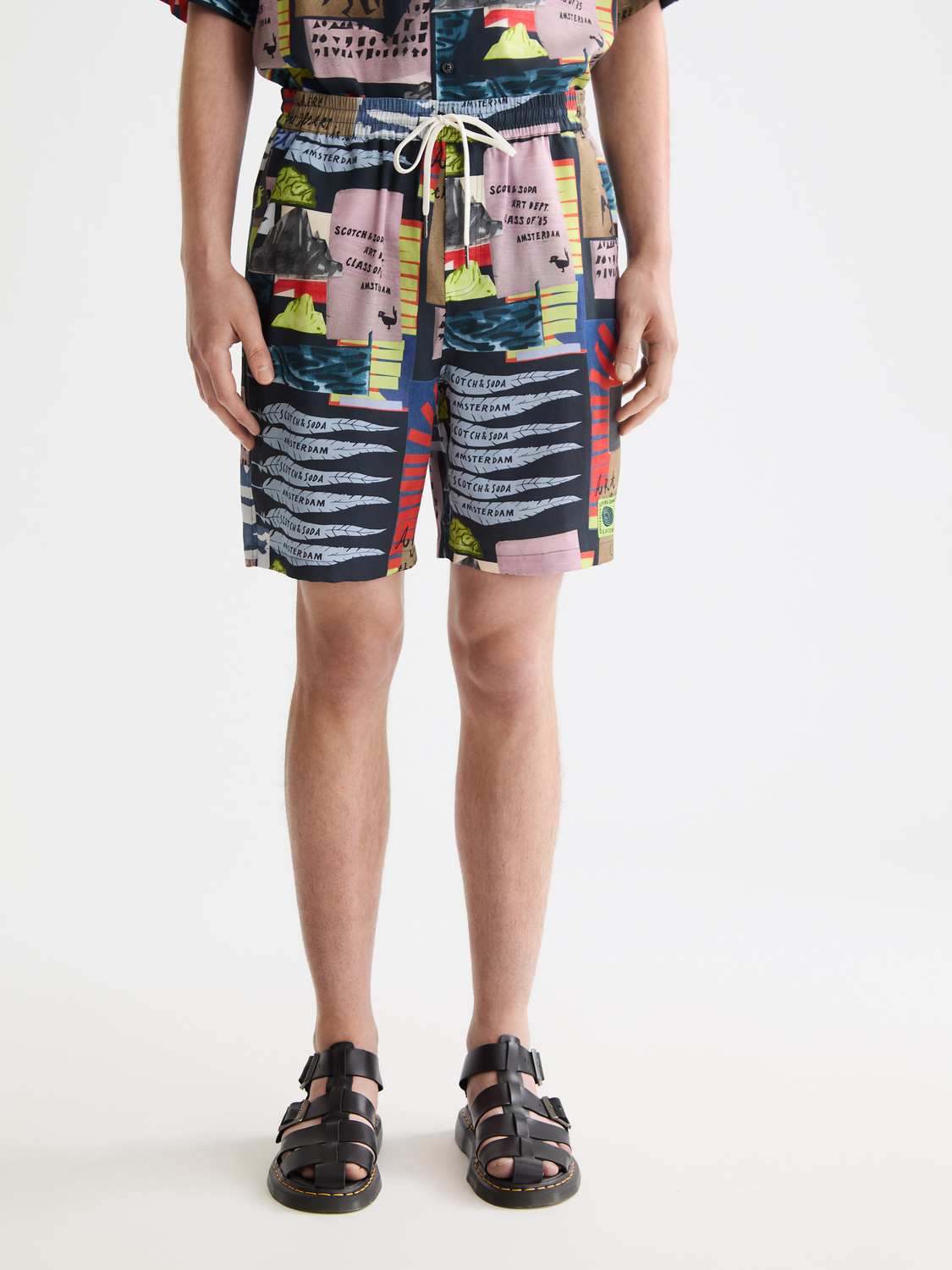 Fave printed bermuda shorts – Scotch & Soda Amsterdam