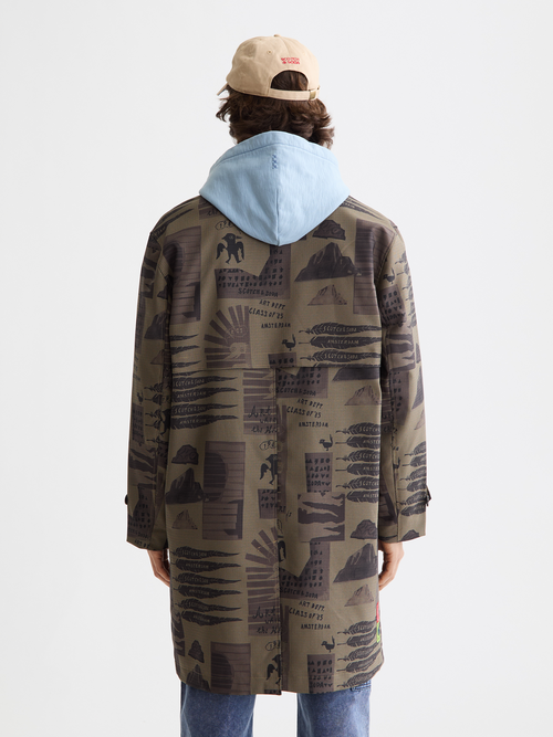 Collage car coat