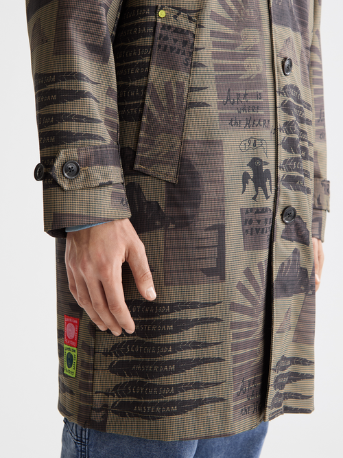 Collage car coat