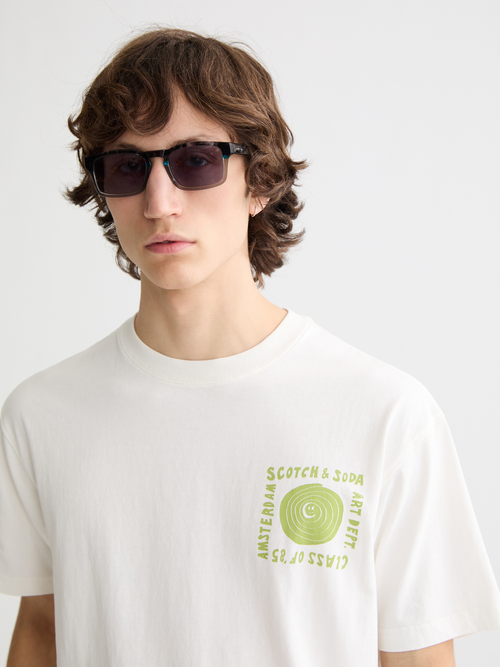 washed artwork t-shirt