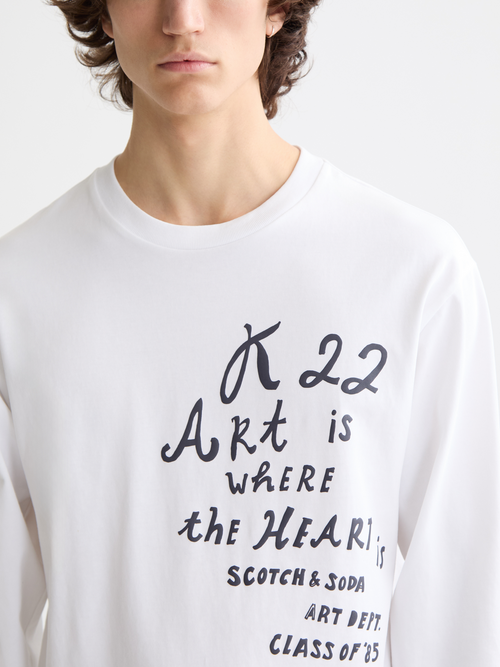 long sleeve artwork t-shirt