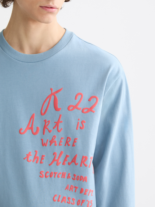 long sleeve artwork t-shirt