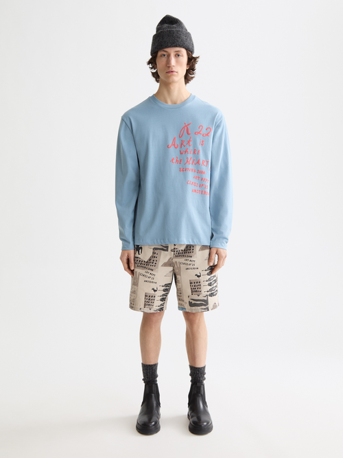 long sleeve artwork t-shirt