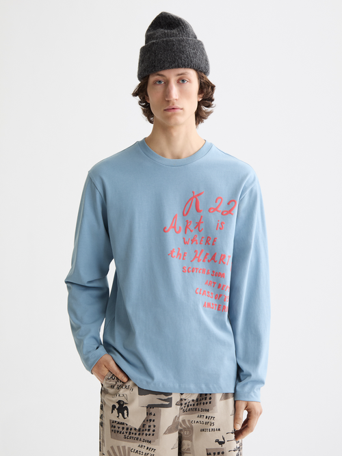 long sleeve artwork t-shirt