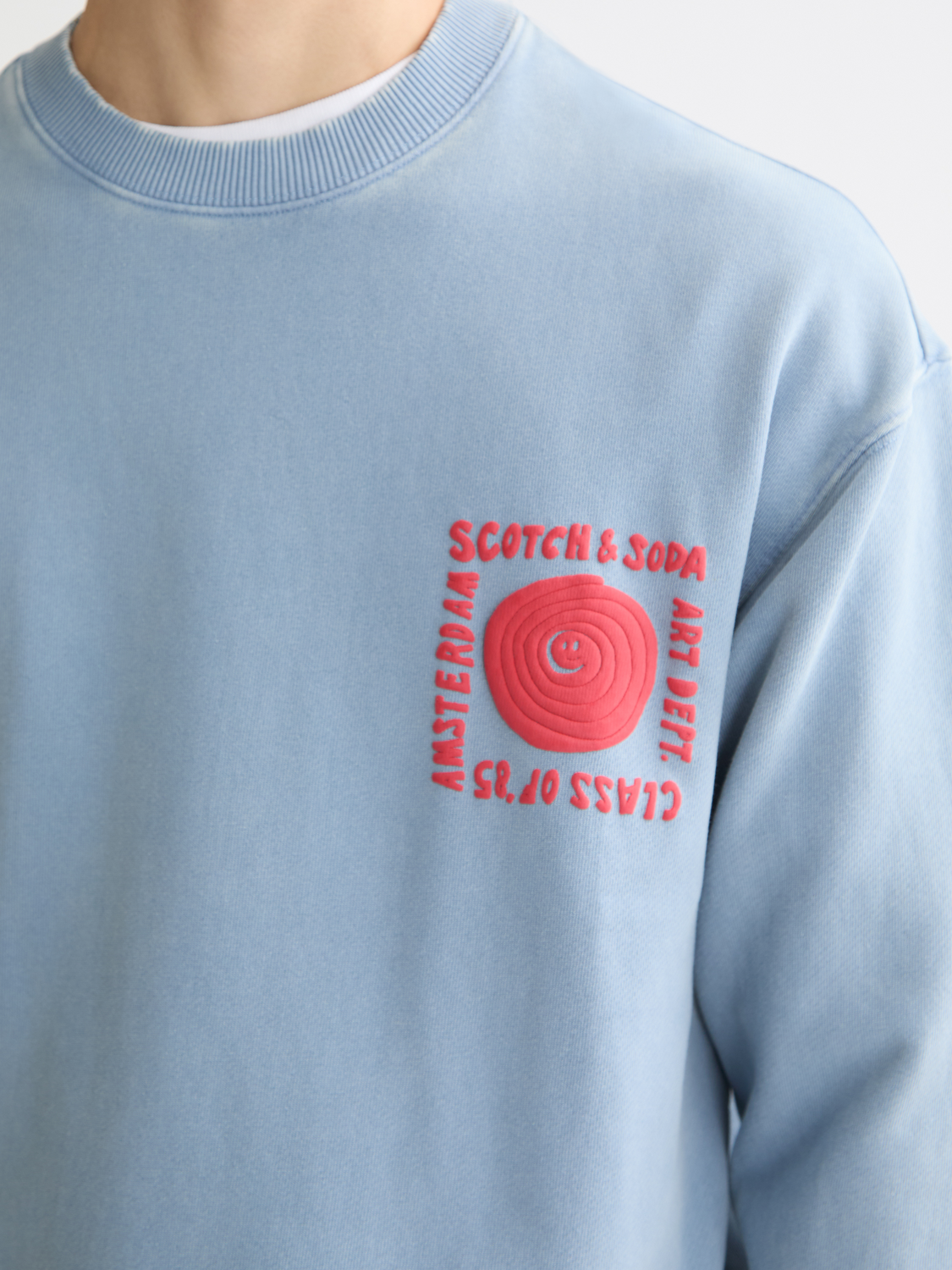washed artwork sweatshirt