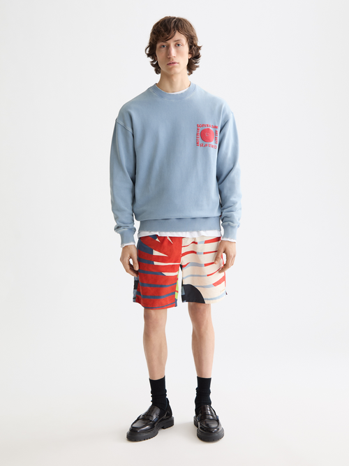 washed artwork sweatshirt
