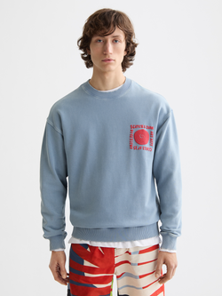 washed artwork sweatshirt