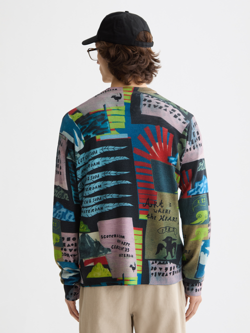 printed henley