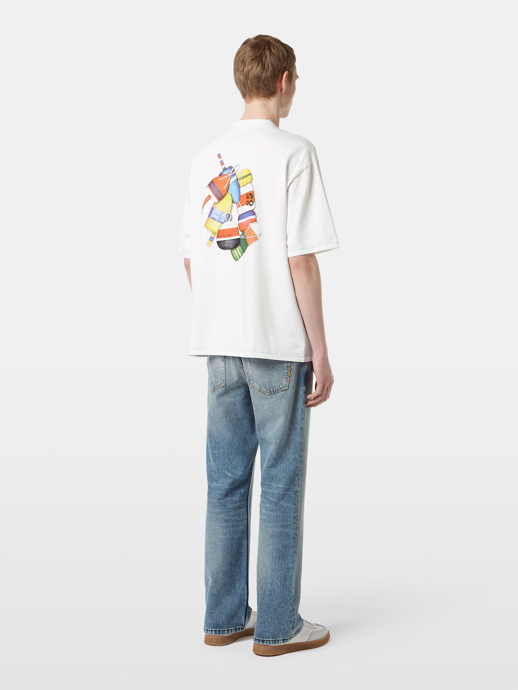 printed artwork T-shirt