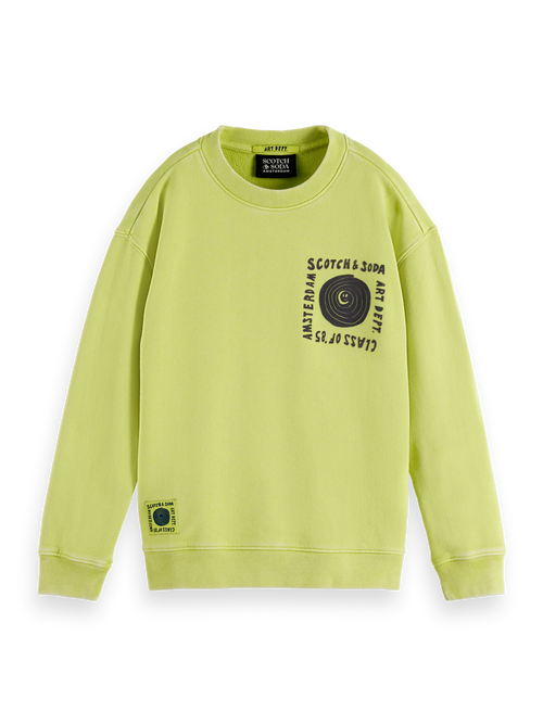 Loose-fit artwork sweatshirt