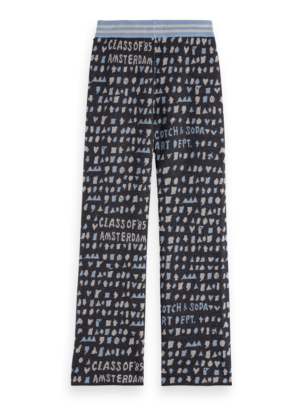 Girls Straight-leg jacquard sweatpants