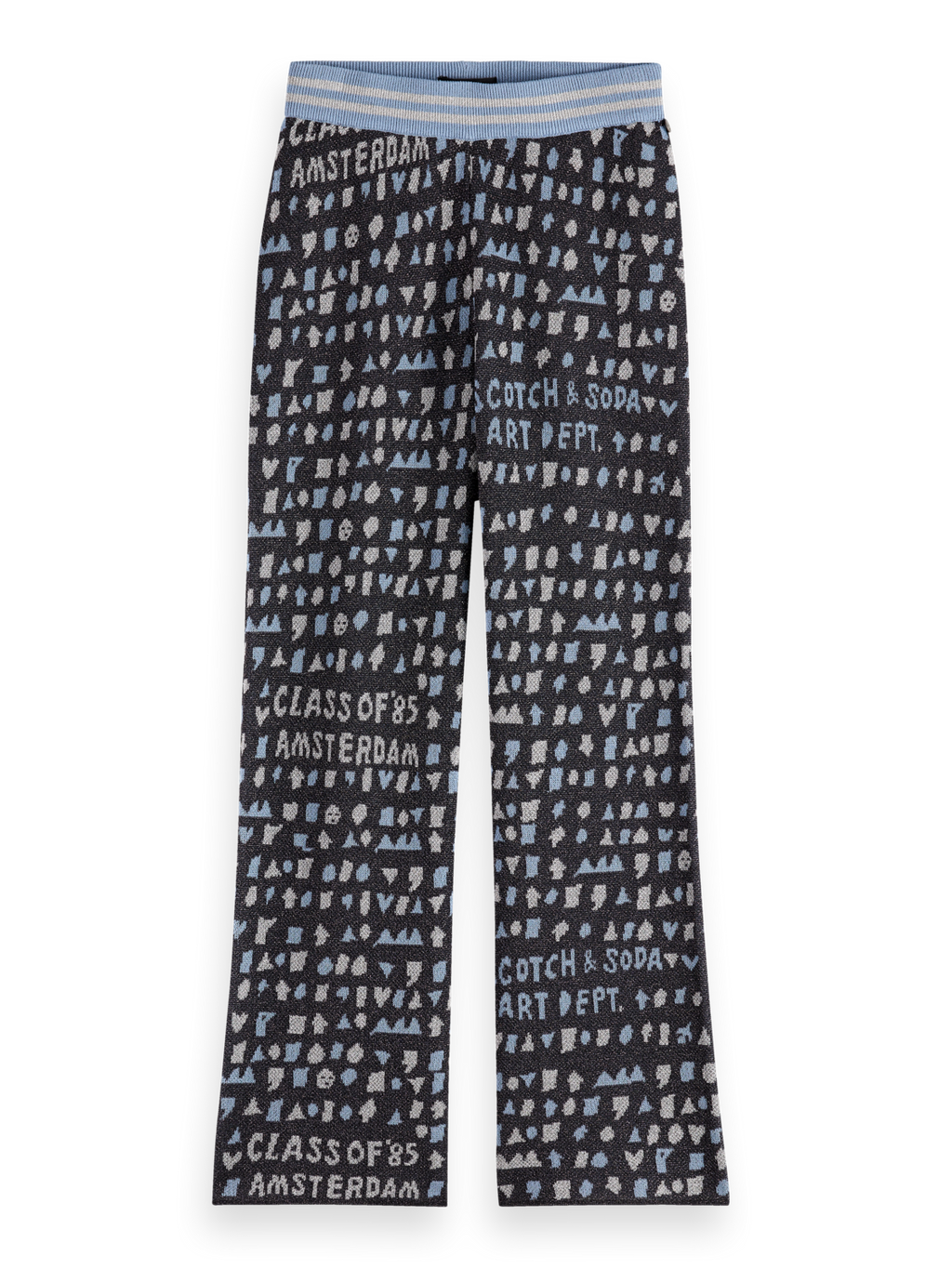 Girls Straight-leg jacquard sweatpants