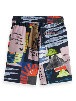 All-over printed shorts