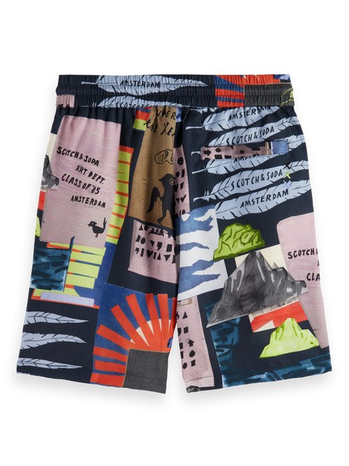 All-over printed shorts