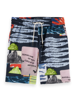 All-over printed shorts