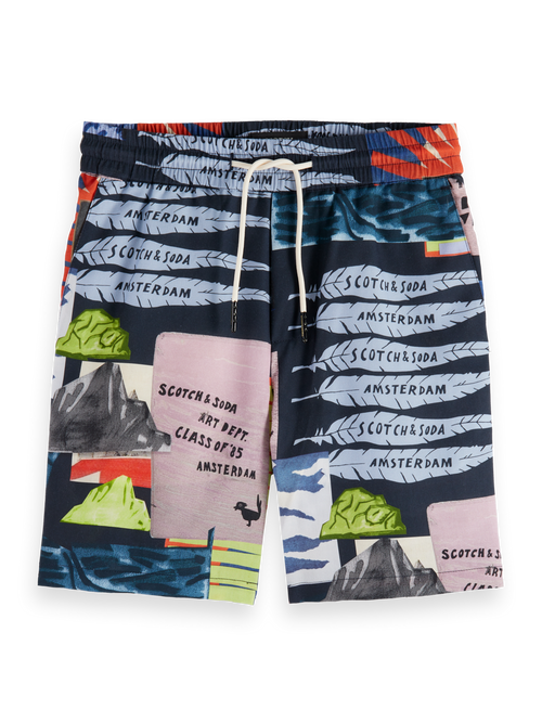 All-over printed shorts