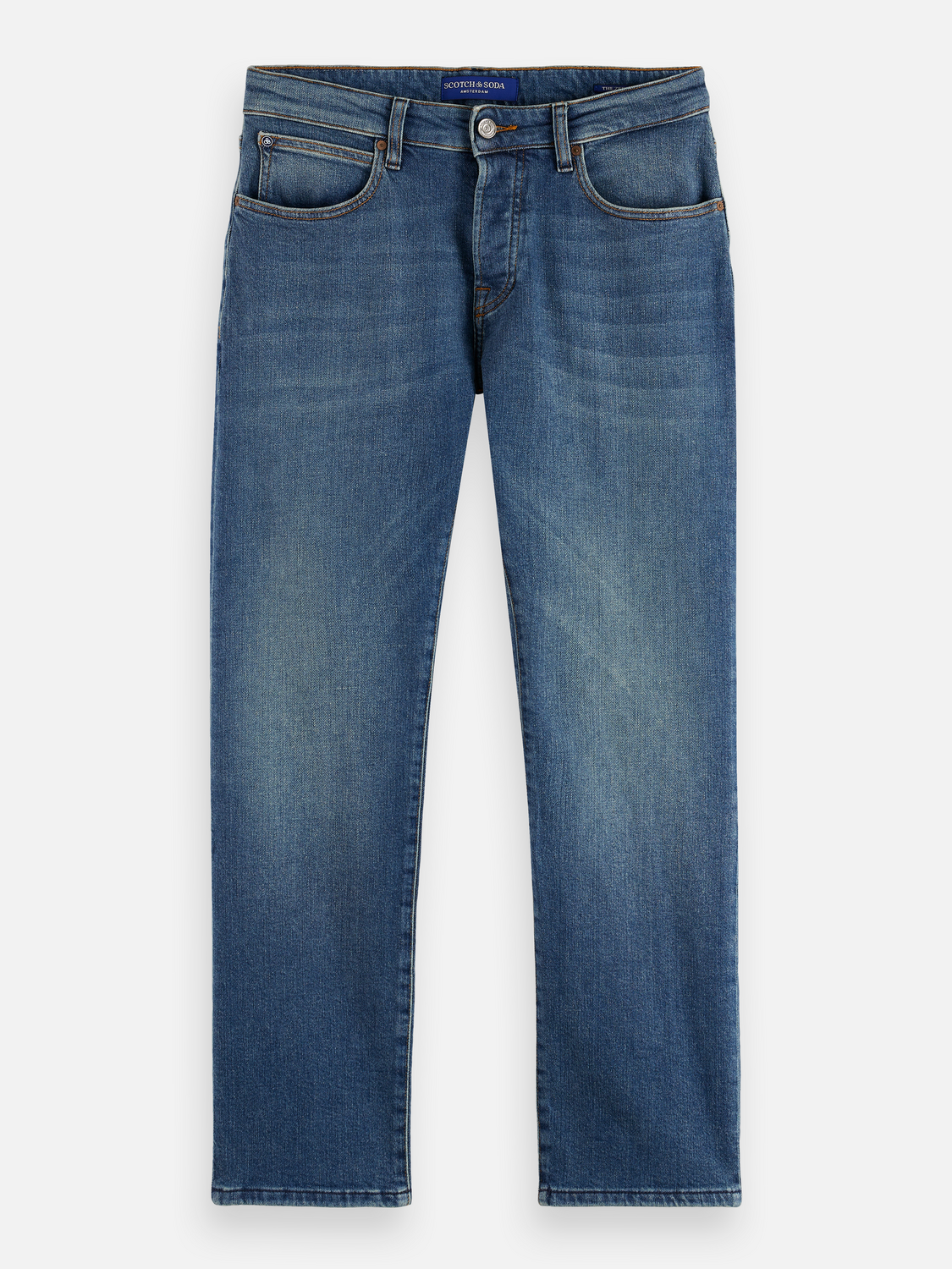 Core die Zee Straight Fit Jeans Blau bewegt