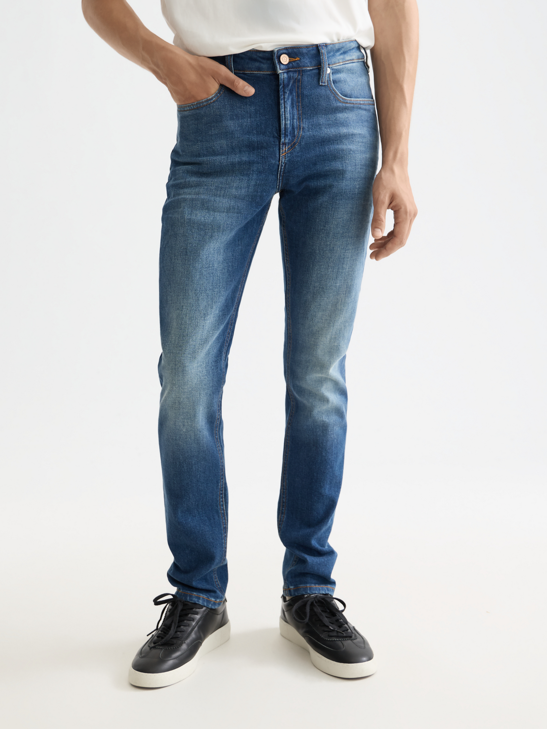 Scotch & Soda Jeans Skinny Fit Donna - Colore High Tide, Lavaggio Blu Medio