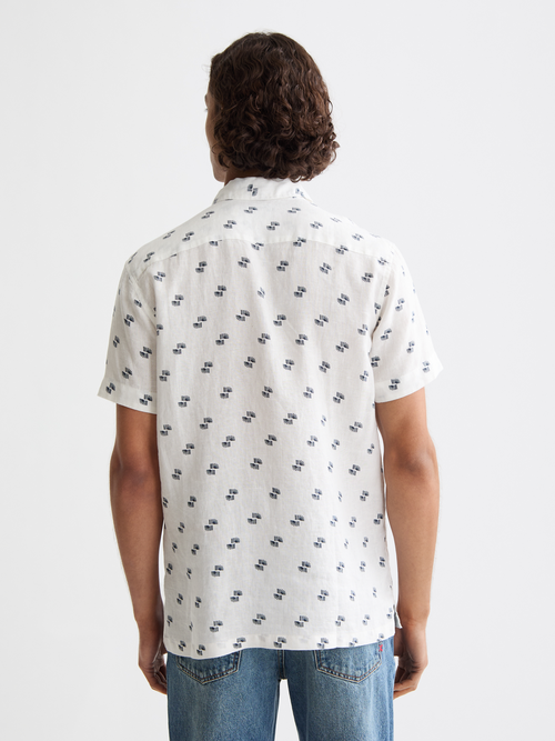 Regular-fit all-over printed shirt