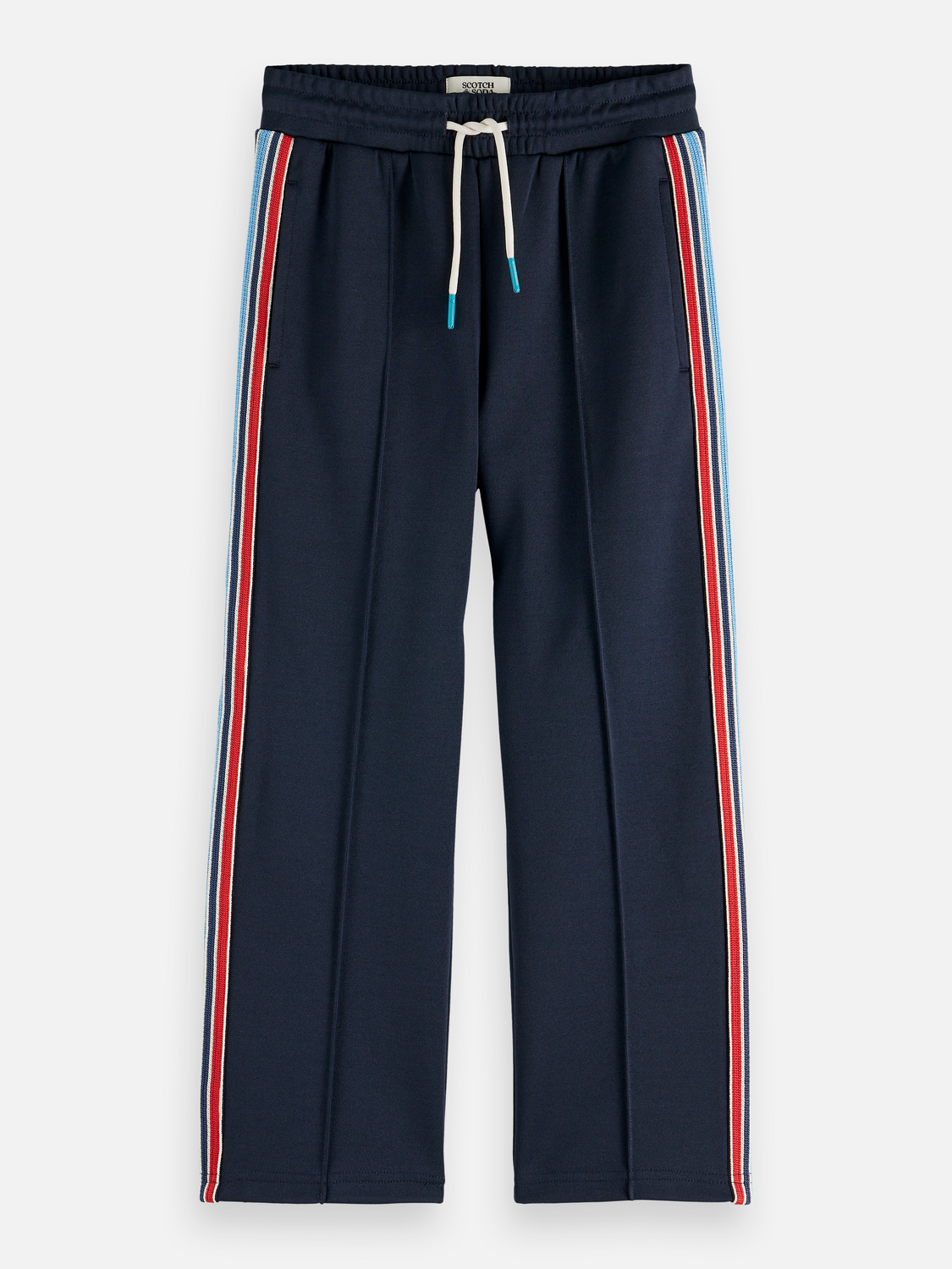Boys Interlock straight track pants