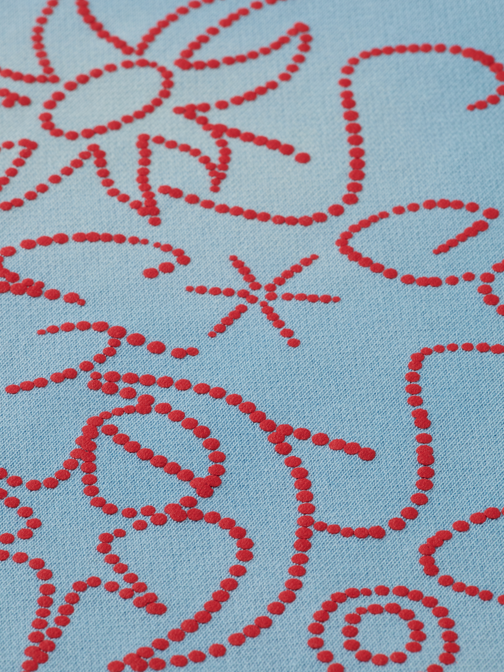 Artwork relaxed fit washed hoodie