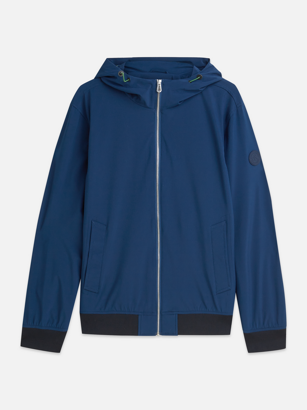 Soft shell hooded jacket