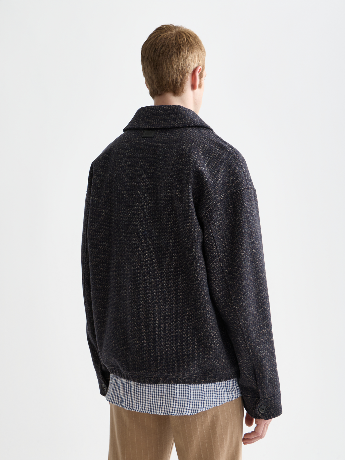 Textured wool jacket