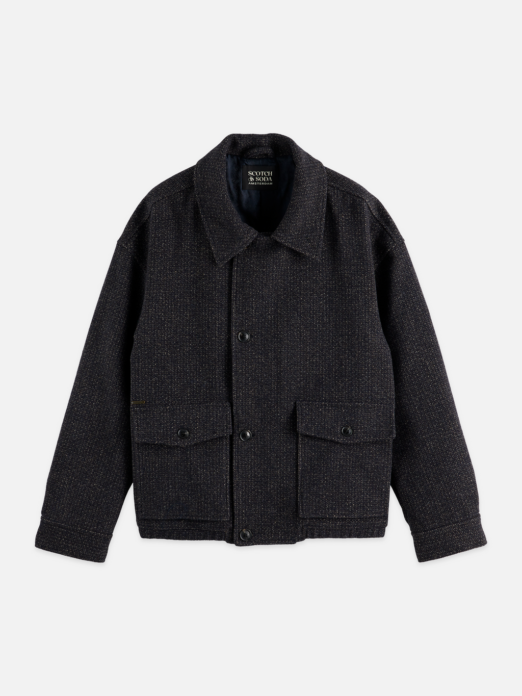 Textured wool jacket