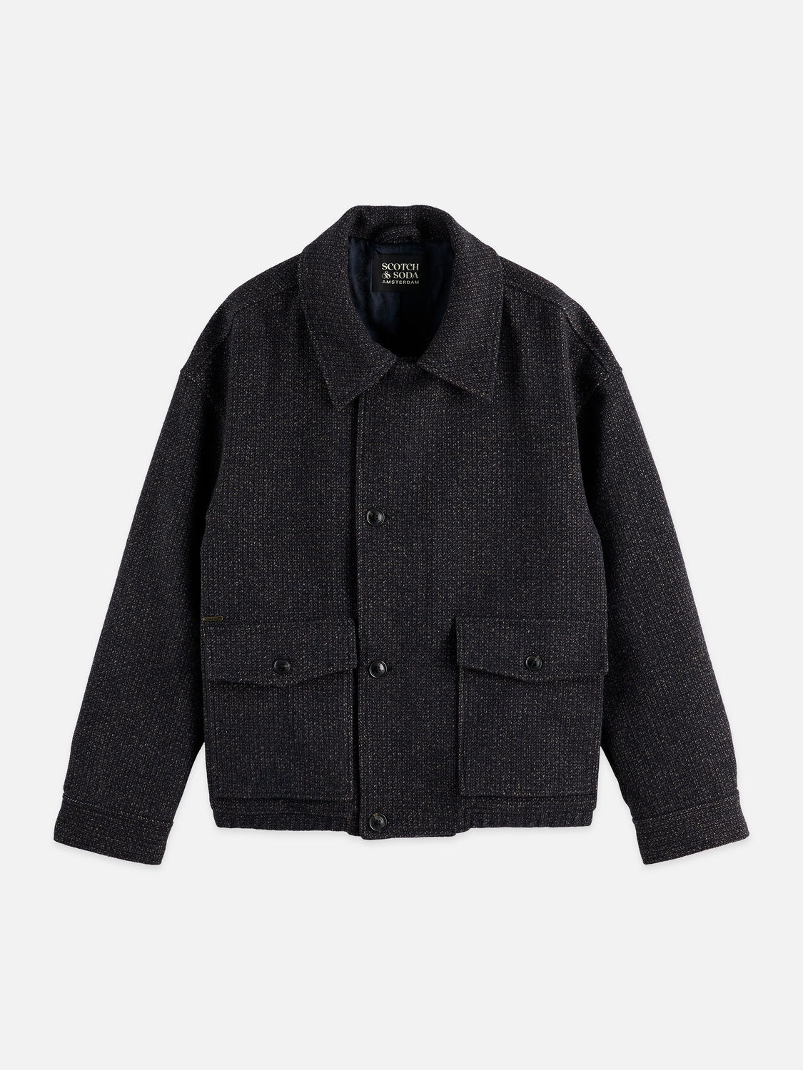 Textured wool jacket