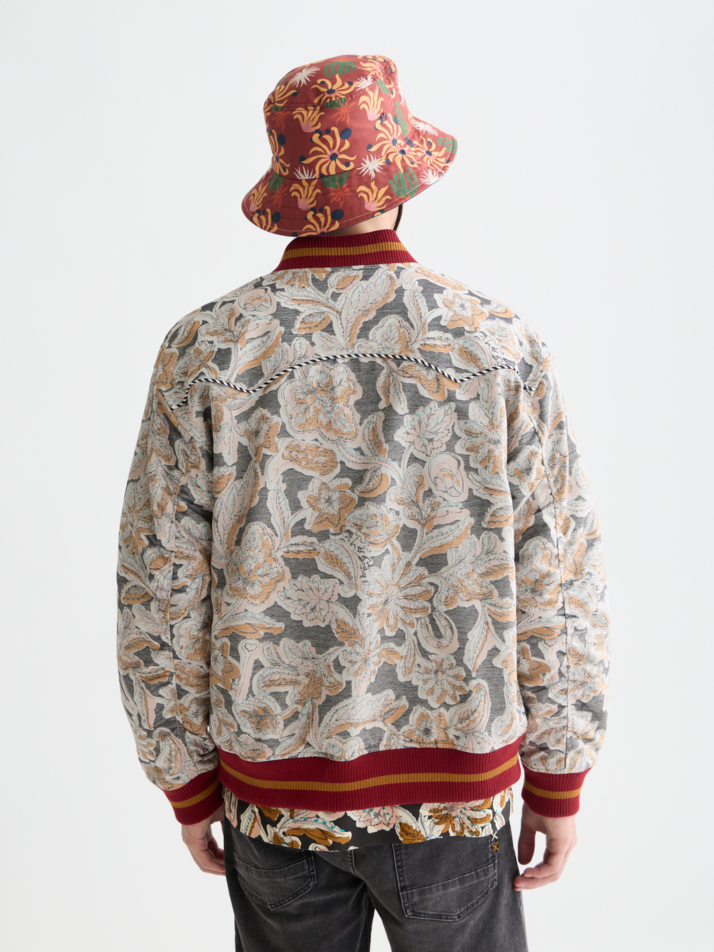 Jacquard souvenir jacket