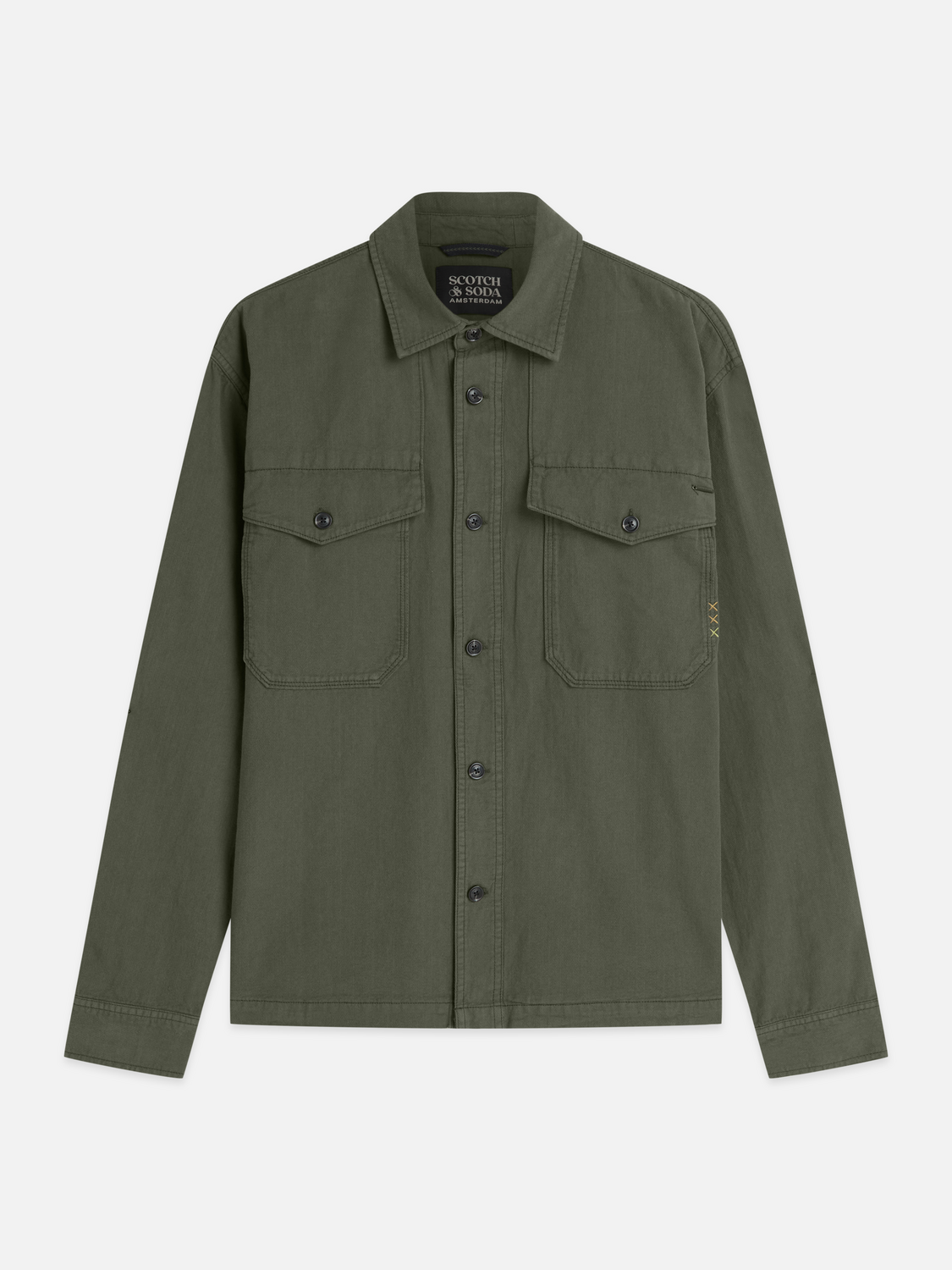 Cotton-linen overshirt