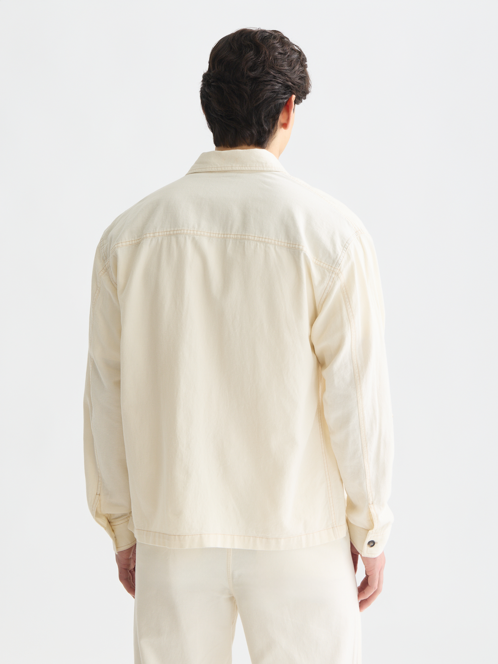 Cotton-linen overshirt