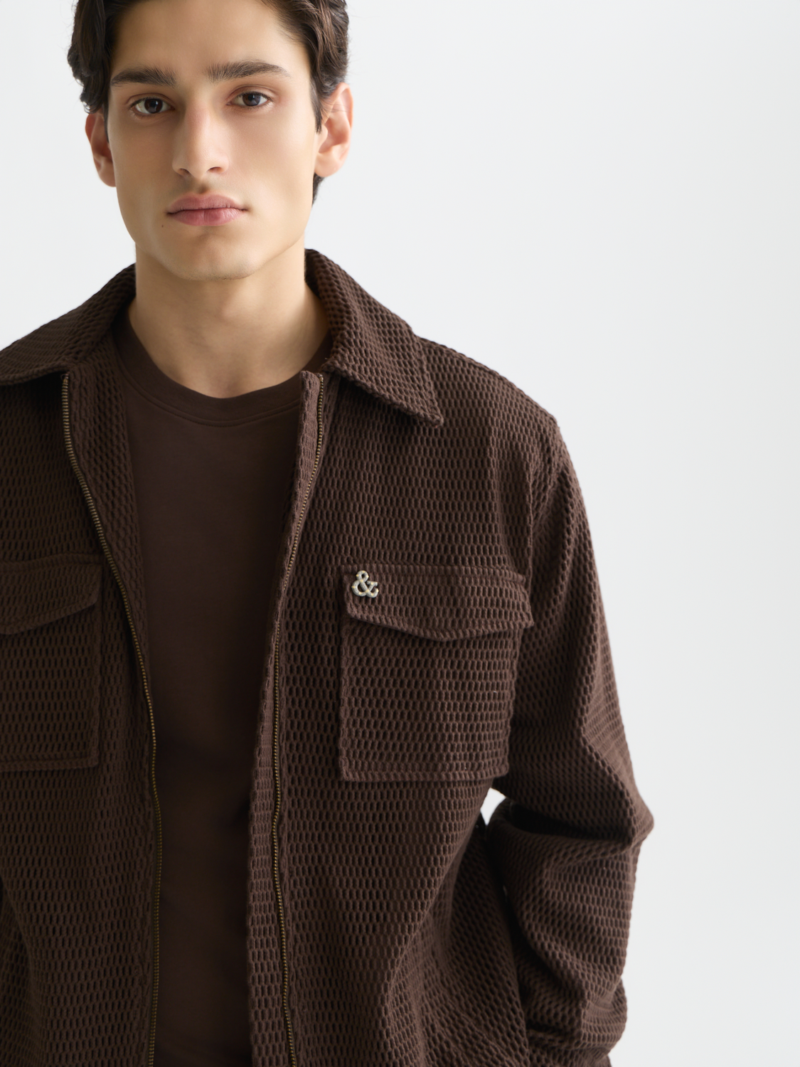 Structured overshirt