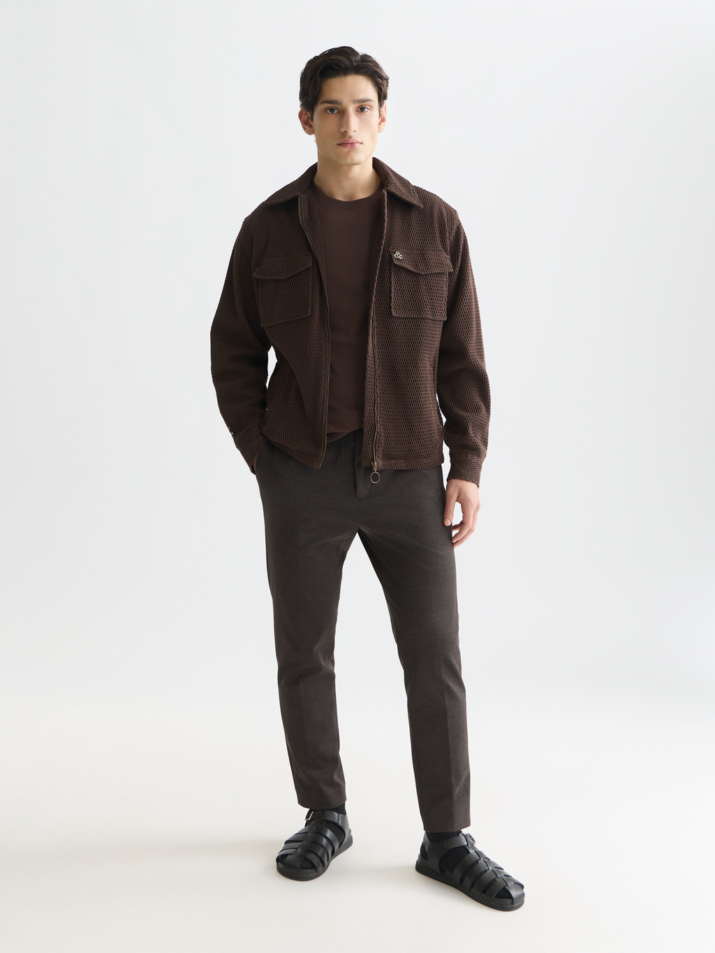 Structured overshirt